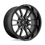 Fuel D761 GLOSS BLACK MILLED 17x9 6x139.7 Wheels | Offset: -12 | Backspace: 4.53 | Bore: 106.1