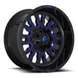 Fuel D645 STROKE GLOSS BLACK BLUE TINTED CLEAR 22x10 6x135/6x139.7 Wheels | Offset: -19 | Backspace: 6.25 | Bore: 106.1