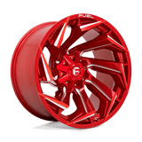 Fuel D754 CANDY RED MILLED 22x12 8x170 Wheels | Offset: -44 | Backspace: 4.77 | Bore: 125.1