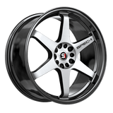 SPEC-1 RACING SPT-33BM Gloss Black Machined 17x8 5x110/5x114.3 Wheels | Offset: 38 | Backspace: 6 | Bore: 73.1