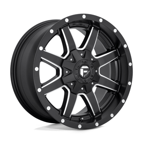 Fuel D538 MATTE BLACK MILLED 20x8.25 8x165.1 Wheels | Offset: -246 | Backspace: -5.06 | Bore: 117