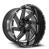 XF OFFROAD XF-205 Gloss Black Milled 20x9 6x135/6x139.7 Wheels | Offset: 12 | Backspace: 5.5 | Bore: 106.4
