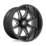 Fuel D749 GLOSS BLACK MILLED 20x9 5x127 Wheels | Offset: 1 | Backspace: 5.04 | Bore: 71.5