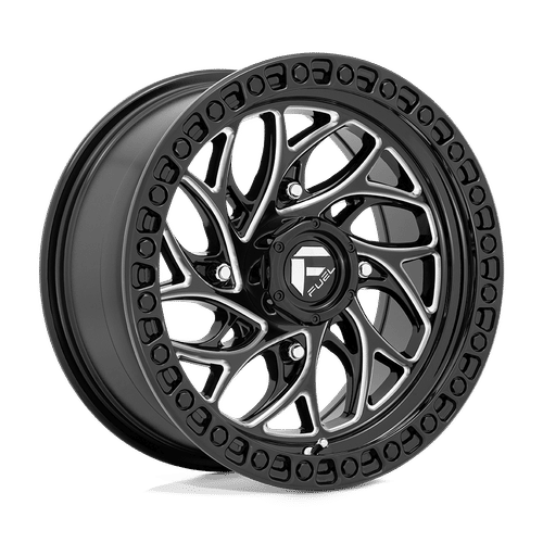 Fuel D741 GLOSS BLACK MILLED 24x7 4x156 Wheels | Offset: 13 | Backspace: 4.51 | Bore: 132