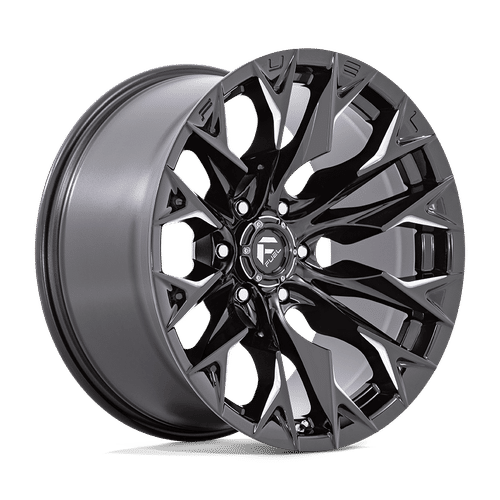Fuel D803 GLOSS BLACK MILLED 24x12 5x139.7 Wheels | Offset: -44 | Backspace: 4.77 | Bore: 78.1