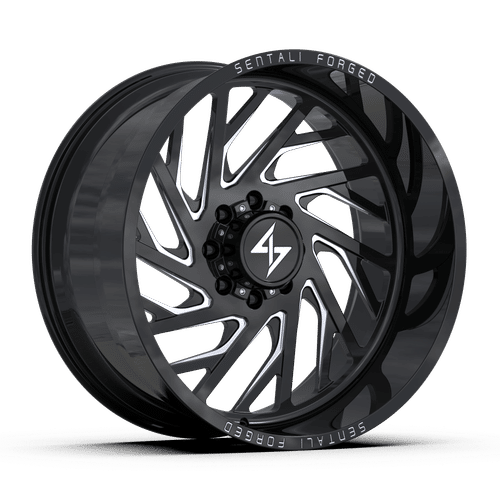 Sentali Forged SF7BM Gloss Black Milled 30x16 5x127 Wheels | Offset: -99 | Backspace: 4.5 | Bore: 71.5