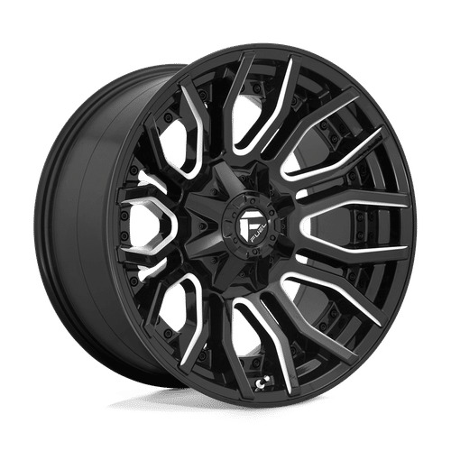 Fuel D711 GLOSS BLACK MILLED 20x10 8x180 Wheels | Offset: -18 | Backspace: 4.79 | Bore: 124.2