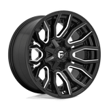 Fuel D711 GLOSS BLACK MILLED 20x10 8x180 Wheels | Offset: -18 | Backspace: 4.79 | Bore: 124.2