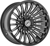 XF OFFROAD XF-231 Gloss Black Milled 17x9 6x135/6x139.7 Wheels | Offset: 12 | Backspace: 5.5 | Bore: 106.4