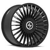 Sentali Luxx Royale    Gloss Black Milled Tips 22x9 5x127/5x114.3 Wheels | Offset: 30 | Backspace: nan | Bore: 73.1