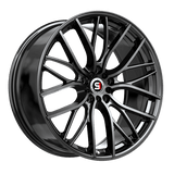 SPEC-1 RACING SP-61GB Gloss Black 20x8.5 5x114.3/5x120 Wheels | Offset: 38 | Backspace: 6.25 | Bore: 73.1