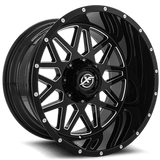 XF OFFROAD XF-211 Gloss Black 20x9 8x165.1/8x180 Wheels | Offset: 0 | Backspace: nan | Bore: 125.2