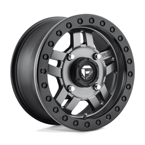 Fuel D918 MATTE GUN METAL 15x7 4x156 Wheels | Offset: 38 | Backspace: 5.5 | Bore: 132