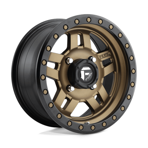 Fuel D583 MATTE BRONZE BLACK BEAD RING 15x7 4x156 Wheels | Offset: 13 | Backspace: 4.51 | Bore: 132