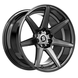 SPEC-1 RACING SP-73GB Gloss Black 18x8 5x114.3/5x120 Wheels | Offset: 38 | Backspace: 6 | Bore: 73.1