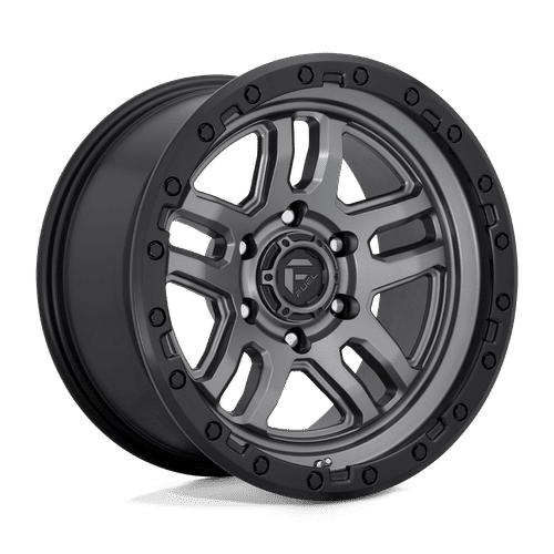 Fuel D701 MATTE GUN METAL BLACK BEAD RING 20x9 5x139.7 Wheels | Offset: 1 | Backspace: 5.04 | Bore: 78.1