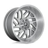 Fuel D715 BRUSHED GUN METAL TINTED CLEAR 22x12 8x165.1 Wheels | Offset: -43 | Backspace: 4.81 | Bore: 125.1