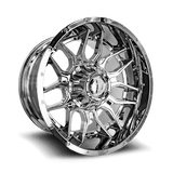 XF OFFROAD XF 222 CHROME Chrome 20x12 8x170/8x165.1 Wheels | Offset: -44 | Backspace: nan | Bore: 125.2