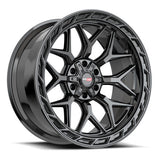 VORTEK VRP-504GB Gloss Black 20x9 5x127/5x139.7 Wheels | Offset: 0 | Backspace: 5 | Bore: 78.1