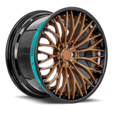 Sentali Barrel Forged SB1 Gloss Black Lip / Gloss Bronze Centre 20x10.5 5x115 Wheels | Offset: 20 | Backspace: 6.5 | Bore: 71.6