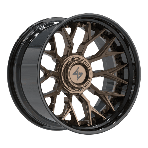 SENTALI BFX BFX2 Gloss Black Lip / Bronze Centre 22x10 8x165.1/8x180 Wheels | Offset: -24 | Backspace: nan | Bore: 125.2