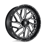 Fuel D581 GLOSS BLACK MILLED 24x7 4x156 Wheels | Offset: 13 | Backspace: 4.51 | Bore: 132