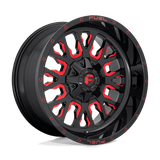 Fuel D612 GLOSS BLACK RED TINTED CLEAR 20x9 5x114.3/5x127 Wheels | Offset: 1 | Backspace: 5.04 | Bore: 78.1