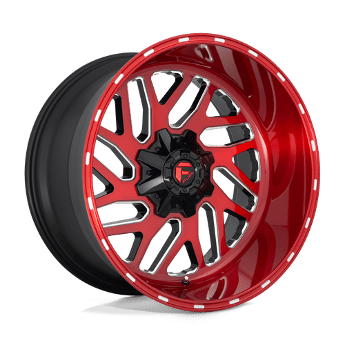 Fuel D691 CANDY RED MILLED 20x10 5x114.3/5x127 Wheels | Offset: -18 | Backspace: 4.79 | Bore: 78.1