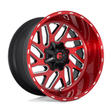 Fuel D691 CANDY RED MILLED 22x10 6x135/6x139.7 Wheels | Offset: -19 | Backspace: 4.75 | Bore: 106.1