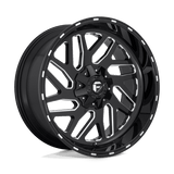Fuel D581 GLOSS BLACK MILLED 22x10 6x135/6x139.7 Wheels | Offset: -19 | Backspace: 4.75 | Bore: 106.1