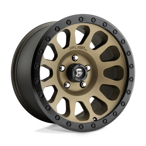 Fuel D600 MATTE BRONZE BLACK BEAD RING 17x8.5 6x139.7 Wheels | Offset: 7 | Backspace: 5.03 | Bore: 108