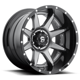 Fuel D238 MATTE GUN METAL BLACK LIP 20x10 5x127 Wheels | Offset: -19 | Backspace: 6.25 | Bore: 78.1