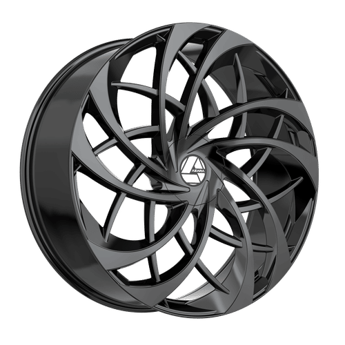 AZARA AZA-540GB Gloss Black 20x8.5 5x112/5x114.3 Wheels | Offset: 35 | Backspace: 6.25 | Bore: 74.1