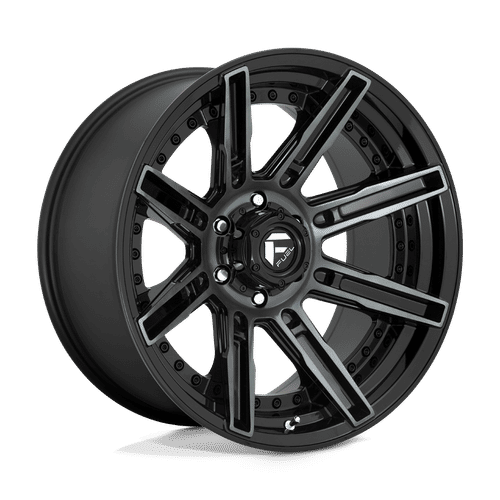Fuel D708 GLOSS MACHINED DOUBLE DARK TINT 20x10 6x139.7 Wheels | Offset: -18 | Backspace: 4.79 | Bore: 106.1