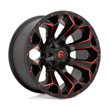 Fuel D787 MATTE BLACK RED MILLED 20x9 5x139.7/5x150 Wheels | Offset: 1 | Backspace: 5.04 | Bore: 110.1