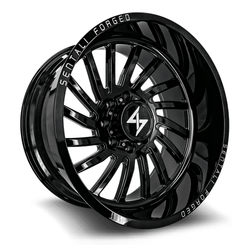 Sentali Forged SF1GB Gloss Black 30x16 8x170 Wheels | Offset: -99 | Backspace: 4.5 | Bore: 125.2
