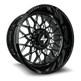 Sentali Forged SF5BM Gloss Black Milled 28x16 8x165.1 Wheels | Offset: -99 | Backspace: 4.5 | Bore: 125.2