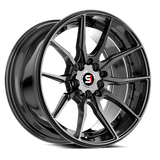 SPEC-1 RACING SP-77GB Gloss Black 16x8 5x100/ 5x114.3 Wheels | Offset: 20 | Backspace: 5.25 | Bore: nan