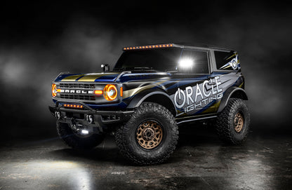 Oracle 2021+ Ford Bronco Oculus Bi-LED Projector Headlights - Amber/White Switchback