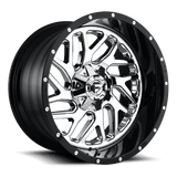 Fuel D211 TRITON CHROME PLATED GLOSS BLACK LIP 22x10 8x180 Wheels | Offset: -13 | Backspace: 6.01 | Bore: 124.2