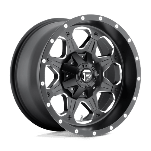 Fuel D534 MATTE BLACK MILLED 17x9 6x135/6x139.7 Wheels | Offset: 20 | Backspace: 5.79 | Bore: 106.1