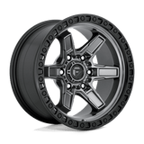 Fuel D698 MATTE GUN METAL BLACK BEAD RING 17x9 6x139.7 Wheels | Offset: 1 | Backspace: 5.04 | Bore: 106.1