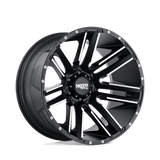 Moto Metal MO978 RAZOR SATIN BLACK MACHINED 20x9 5x150 Wheels | Offset: 18 | Backspace: 5.71 | Bore: 110.1