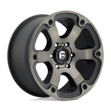 Fuel D564 MATTE BLACK DOUBLE DARK TINT 17x9 6x139.7 Wheels | Offset: 19 | Backspace: 5.75 | Bore: 106.1