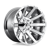 Fuel D614 CHROME PLATED 22x12 8x170 Wheels | Offset: -44 | Backspace: 4.77 | Bore: 125.1