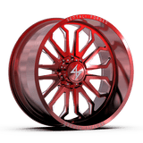 Sentali Forged SF-3 Red Milled 24x12 5x127 Wheels | Offset: -44 | Backspace: 4.75 | Bore: 71.5