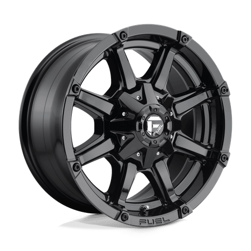 Fuel D575 GLOSS BLACK 20x10 5x114.3/5x127 Wheels | Offset: -12 | Backspace: 5.03 | Bore: 78.1