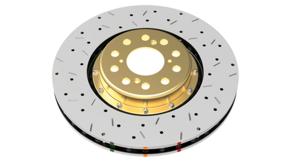 DBA 05-12 Corvette C6 w/Z06 pkg Front Drilled & Slotted 5000 Series 2 Pc Rotor w/ Black Ha