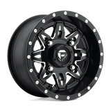 Fuel D567 MATTE BLACK MILLED 15x7 4x156 Wheels | Offset: 13 | Backspace: 4.51 | Bore: 132