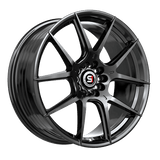 SPEC-1 RACING SP-71GB Gloss Black 17x8 5x112/5x114.3 Wheels | Offset: 42 | Backspace: 6.25 | Bore: 73.1